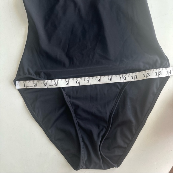 Vintage SUN STREAK Newport News ShapeFX Swimsuit 1-Piece Embroidered Floral 8T - Picture 11 of 12